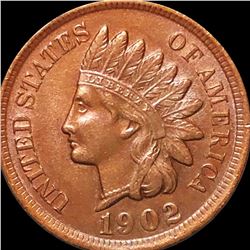 1902 Indian Head Penny CLOSELY UNCIRCULATED