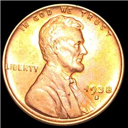 1938-S Lincoln Wheat Penny CLOSELY UNCIRCULATED