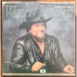 Waylon Jennings  Signed "Waylon Jennings" Album Cover