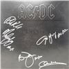 Image 1 : Signed AC/DC Back in Black Album Cover