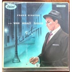 Frank Sinatra  Signed  "In The Wee Small Hours" Album Cover