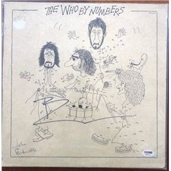 The Who Signed  "By Numbers" Album Cover