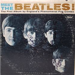 The Beatles Signed Meet The Beatles ! Album Cover