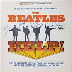 The Beatles Signed Help! Album  Cover