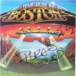 Signed Boston , Don't Look Back Album Cover