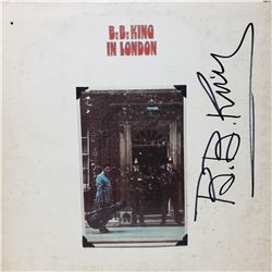 Signed  B.B. King, In London Album Cover