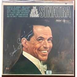 Frank Sinatra  Signed  "The Great Hits Of Frank Sinatra" Album