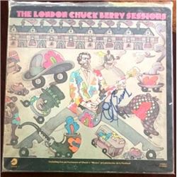 Chuck Berry  Signed  "The London Chuck Berry Sessions" Album Cover