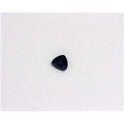 1.00ct trillion cut Blue Sapphire Dimension 6x6x3.6