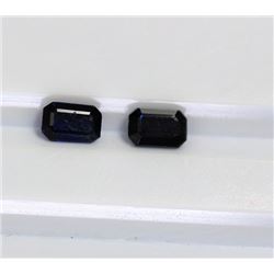 1.39ct Emerald Cut Blue Sapphire Dimension5.9x4.1x2.1