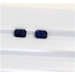 1.40ct Emerald Cut Blue Sapphire Dimension6.1x4.2x2.3