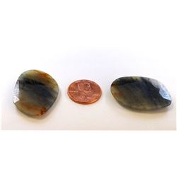 83.73ct Natural blue Sapphire Slice