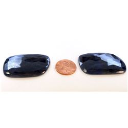 147.91ct Natural blue Sapphire Slice