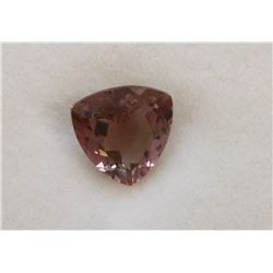 1.65ct Trillion Shape pink brown Tourmaline
