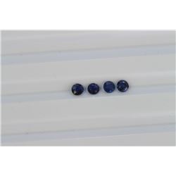 0.68ct Round Shape Blue Sapphire Dimension3.25mm