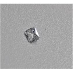 0.55ct Emerald Shape White Sapphire  Dimension 5.1x4.4x2.1