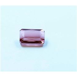 2.43ct Emerald Shape Pink Tourmaline