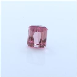 3.06ct emerald Shape Pink Tourmaline