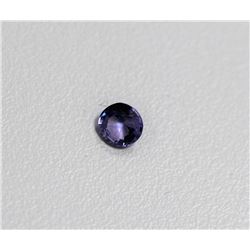 0.78ct  Round Shape blue Sapphire Dimension 5.4x3.2