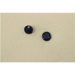 2.20ct Round shape Blue ceylon sapphire  Dimension 6mm