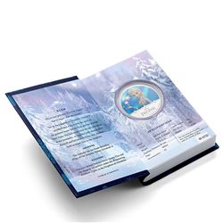 2016 Niue $2 Disney Frozen - Elsa 1oz Coloured .999 Fine Silver Proof Coin in Original Book Style Ca