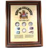 Image 1 : *Expo 86 British Columbia Collection in Wooden Frame. This Set features 4x .999 Fine Silver Medallio