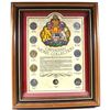 Image 1 : *Canadian Nickel Collection 11-coin Set in Wooden Frame. You will receive an example of every Canadi