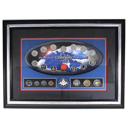 *2000 Canada Millennium 20-coin Set in Wooden Frame. You will receive the 12-coin 25-cent oval set, 