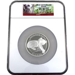 2012P Australia 5oz Silver $8 Koala NGC PF 70 Ultra Cameo First Releases (TAX Exempt).