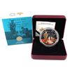 Image 1 : 2015 Canada $50 5oz In Flanders Fields Centennial Fine Silver Coloured Coin (capsule lightly scratch