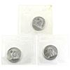 Image 1 : 2006 Canada 1/2oz .9999 Fine Silver Wolf in Sealed Mint Plastic (lightly toned). 3pcs (TAX Exempt)