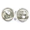 Image 1 : 2016 & 2017 China 30 Gram .999 Fine Silver Pandas. 2pcs (TAX Exempt)