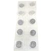 Image 1 : 1990 Canada 1oz .9999 Fine Silver Maple Leafs in Sealed Mint Sheet (a few coins are lightly toned). 