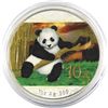 Image 1 : 2014 China 1oz Coloured .999 Fine Silver Panda (TAX Exempt).