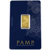 Image 1 : Pamp Suisse 5 Gram .9999 Fine Gold Bar (TAX Exempt).