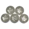 Image 1 : 1oz Sprott Canada .999 Fine Silver Rounds (lightly scratched). 5pcs (TAX Exempt)