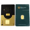 Image 1 : Perth Mint & Karatbars 1 Gram .9999 Fine Gold Bars in Hard Plastic Cards. 2pcs (TAX Exempt)