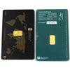Image 2 : Perth Mint & Karatbars 1 Gram .9999 Fine Gold Bars in Hard Plastic Cards. 2pcs (TAX Exempt)