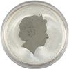 Image 2 : 2010 Australia 1oz Gilded Year of the Tiger .999 Fine Silver Coin (capsule lightly scratched). TAX E