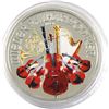 Image 1 : 2014 Austria 1oz Coloured Philarmonic .999 Fine Silver Coin (TAX Exempt).