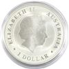 Image 2 : 2014 Australia 1oz Coloured with Jewel Eye .999 Fine Silver Saltwater Crocodile (TAX Exempt).