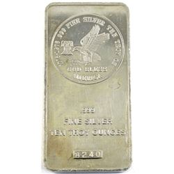 VINTAGE 1976 10oz Tri-State Refining & Investment Co. .999 Fine Silver Bar (toned & scratched). TAX 