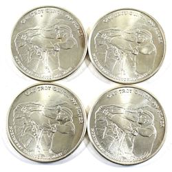1oz Pan American Silver Corp .999 Fine Silver Rounds (toned). 4pcs (TAX Exempt)