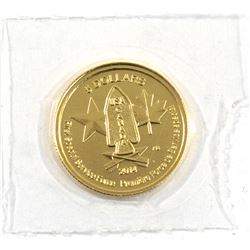 2014 Canada 1/10oz First Special Force .9999 Fine Gold Sealed in Mint Plastic (TAX Exempt).