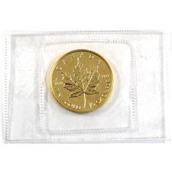 2003 Canada 1/2oz .9999 Fine Gold Maple Leaf in Sealed Mint Plastic (TAX Exempt).