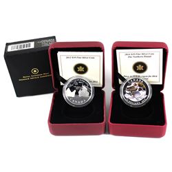 2012 Canada $10 R.M.S Titanic & 2014 Canada $10 Northern Pintail Duck Fine Silver coins (Tax Exempt)
