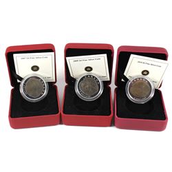 2007-2010 Canada $4 Dinosaur Fine Silver Coin Collection (TAX Exempt). You will receive the 2007 Par