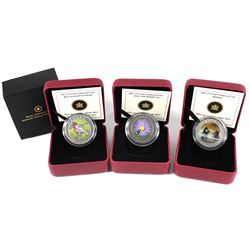 2012-2013 Canada 25-cent Coloured Commemorative Coin Collection. You will receive a 2012 Rose-breast