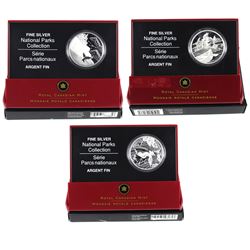 2005 & 2006 Canada $20 National Parks Commemorative Fine Silver Coins (TAX Exempt). You will receive