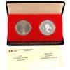 Image 1 : 1977 Canada Four Governor Generals Sterling Silver & Cupronickel Madallion Set Issued by the RCM. Al